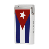 Elie blue "J15" - CUBAN FLAG LACQUER POCKET LIGHTER